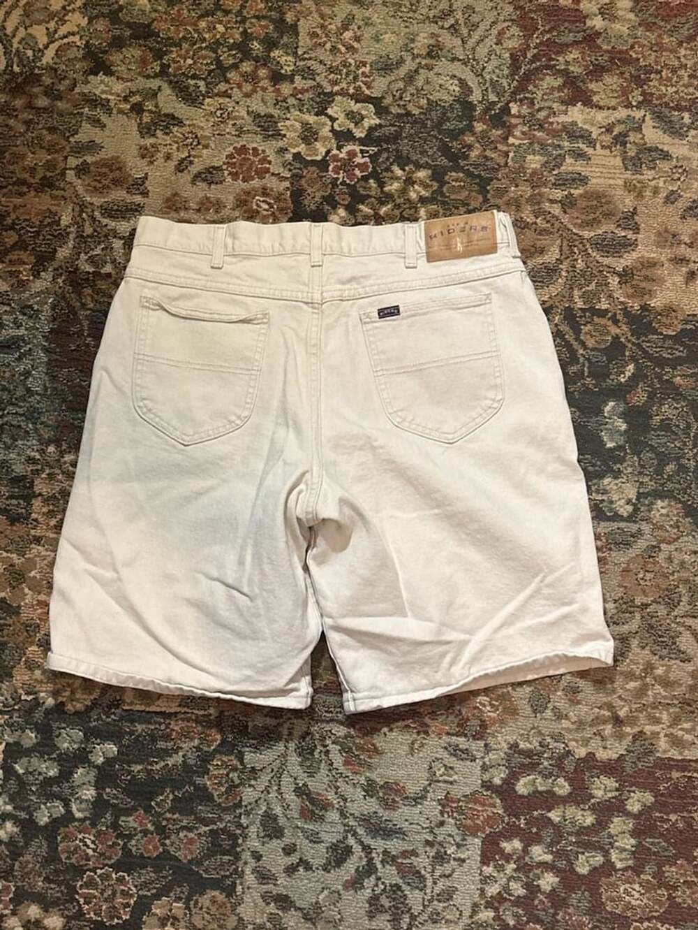 Vintage Riders Denim Shorts Size 36 Off-White
